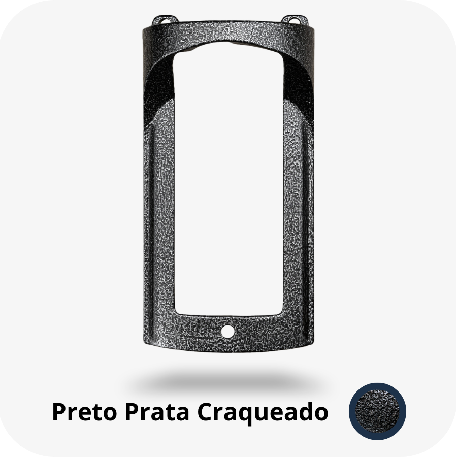 Protetor compatível para Interfone Intelbras Coletivo, fabricado pela Bulher em alumínio automotivo super resistente, ideal para proteção contra impactos e vandalismo em sistemas de segurança.