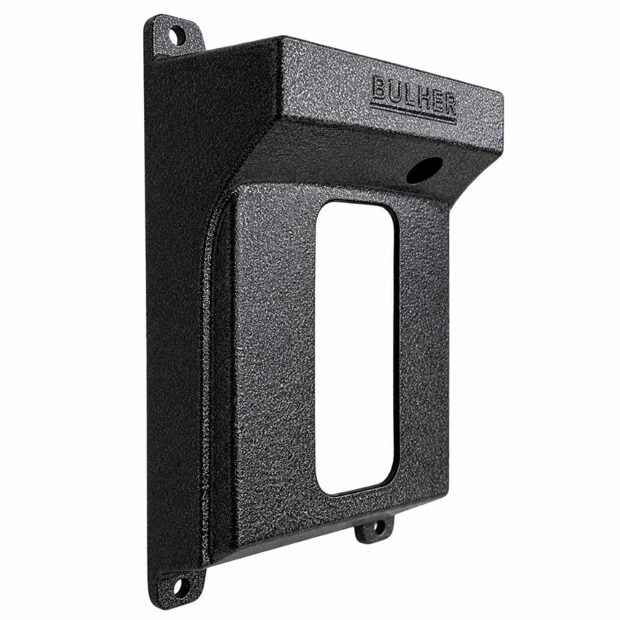 Protetor compatível para Interfone e Vídeo Intelbras IVR 1010 IVR 1070 HS, fabricado pela Bulher em alumínio automotivo super resistente, ideal para proteção contra impactos e vandalismo em sistemas de segurança.