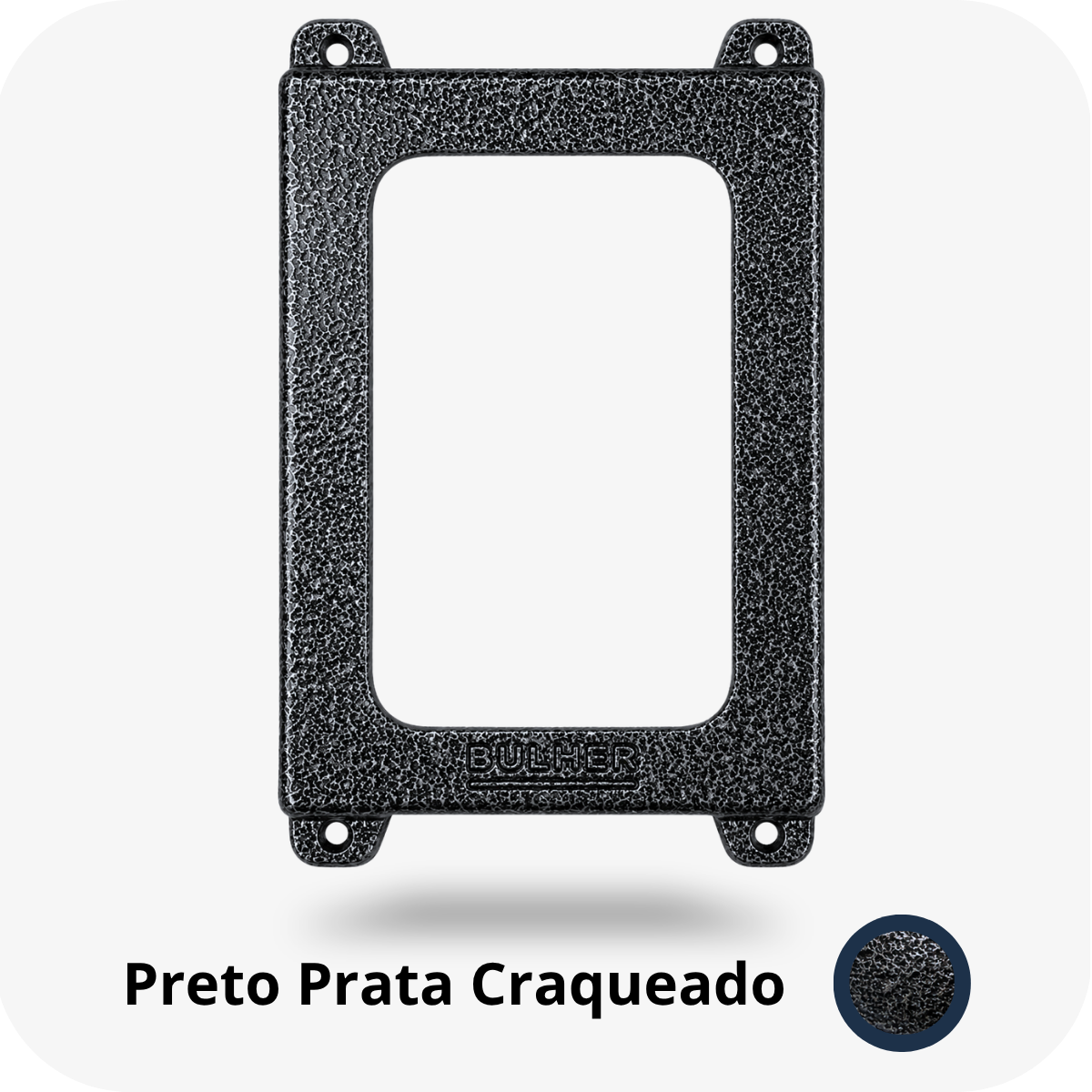 Protetor compatível para controle de Acesso Digiprox da Intelbras, fabricado pela Bulher em alumínio automotivo resistente, ideal para proteção contra impactos e vandalismo em sistemas de segurança.
