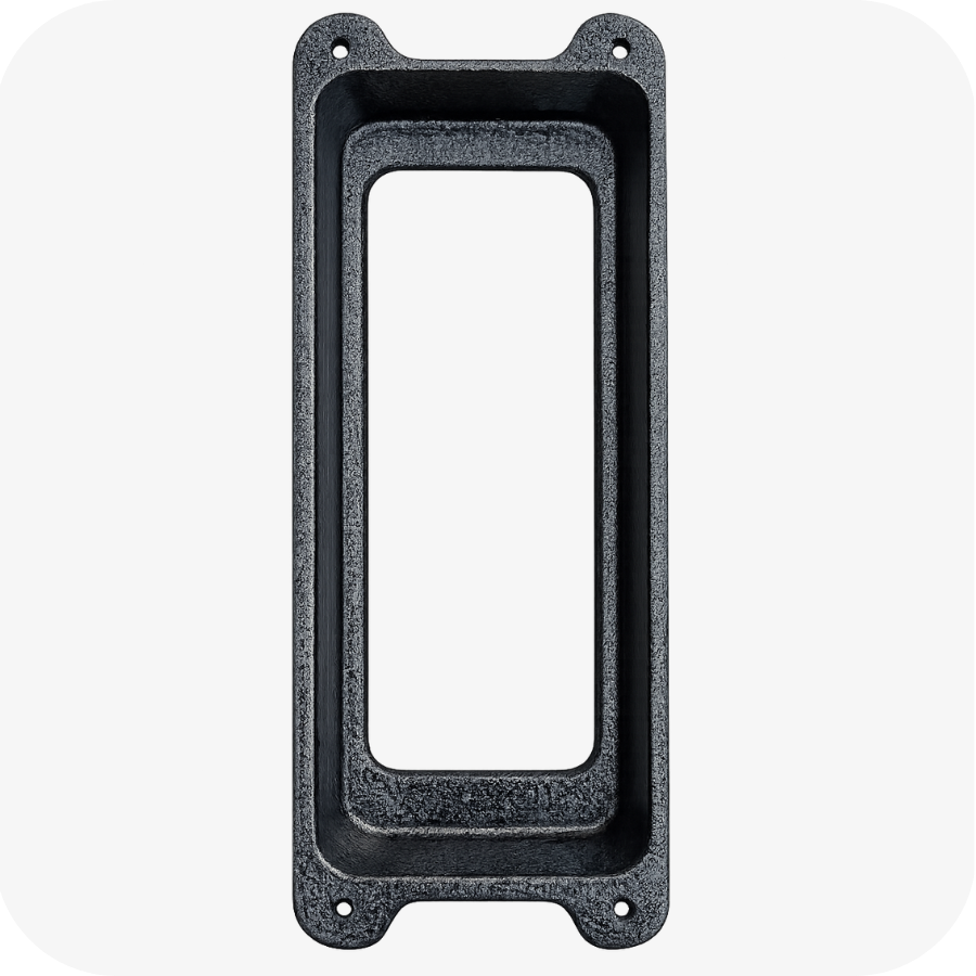 Protetor compatível Controle de Acesso Hikvision DS- KLT342, fabricado pela Bulher em alumínio automotivo super resistente, ideal para proteção contra impactos e vandalismo em sistemas de segurança.