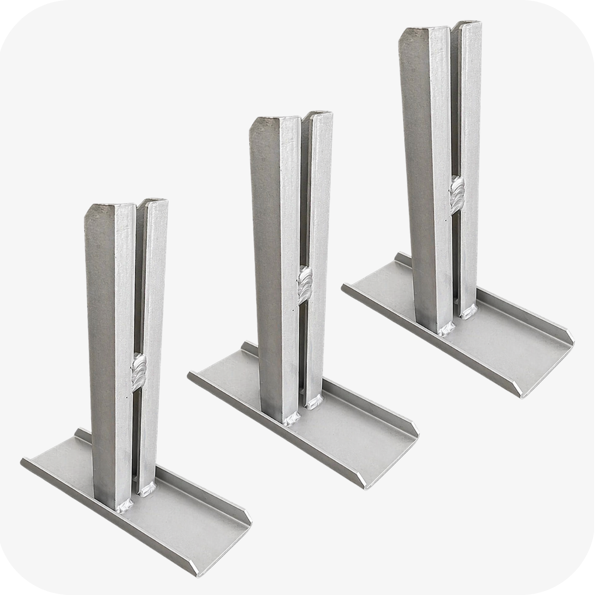 Suporte com 20 cm de base Bulher para máquina basculante, desenvolvido com estrutura reforçada para garantir fixação segura e durabilidade, ideal para instalação em portões basculantes residenciais e comerciais.