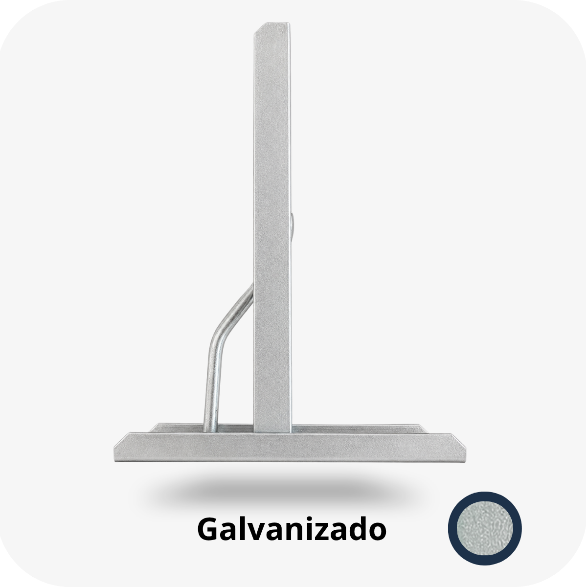 Suporte com 16 cm de base Bulher para máquina basculante, desenvolvido com estrutura reforçada para garantir fixação segura e durabilidade, ideal para instalação em portões basculantes residenciais e comerciais.
