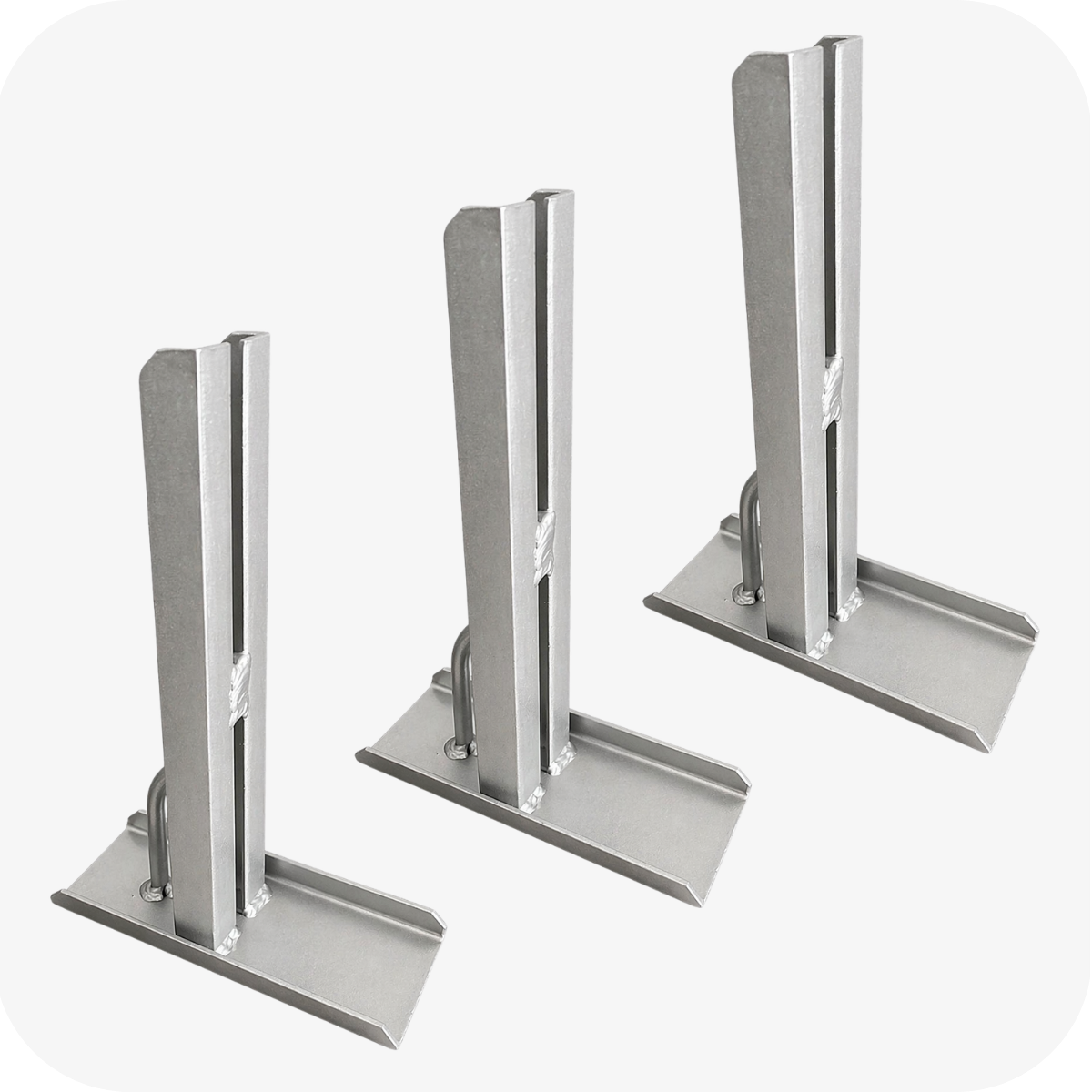 Suporte com 16 cm de base Bulher para máquina basculante, desenvolvido com estrutura reforçada para garantir fixação segura e durabilidade, ideal para instalação em portões basculantes residenciais e comerciais.