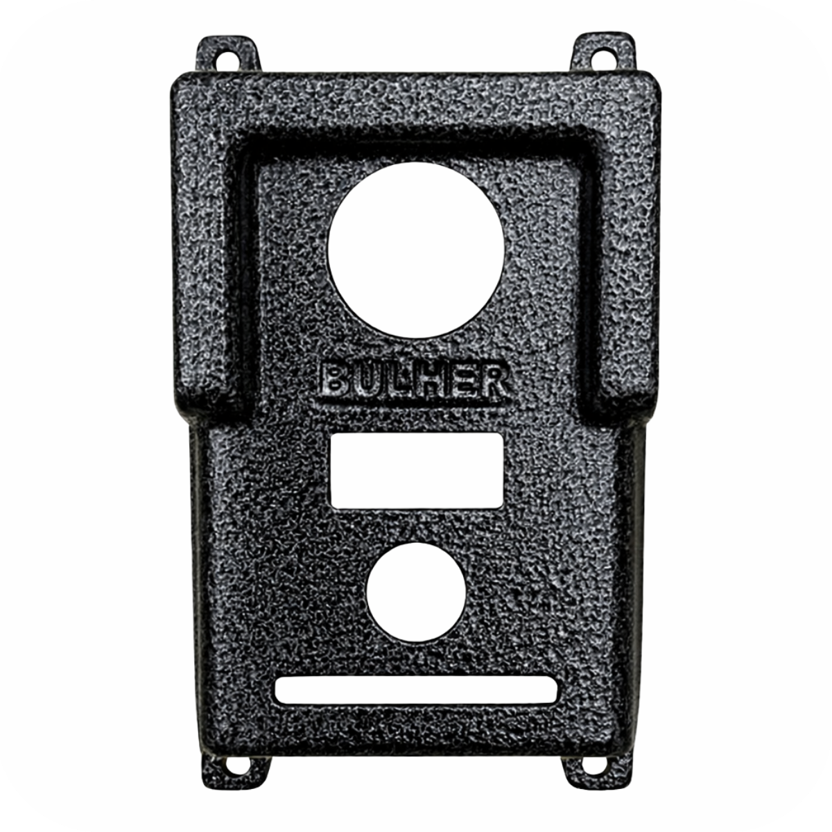 Protetor compatível para interfone Lider Smart e Ppa, fabricado em alumínio automotivo resistente, ideal para proteção contra impactos e vandalismo em sistemas de segurança.