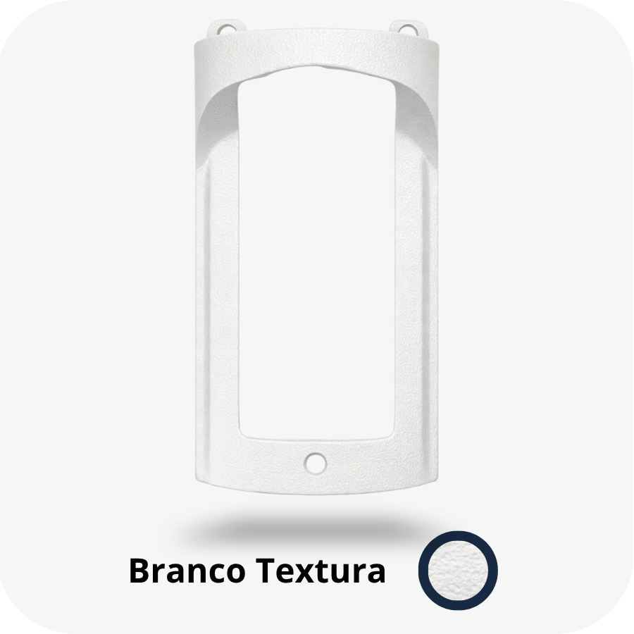 Protetor compatível para Interfone Intelbras Coletivo, fabricado pela Bulher em alumínio automotivo super resistente, ideal para proteção contra impactos e vandalismo em sistemas de segurança.