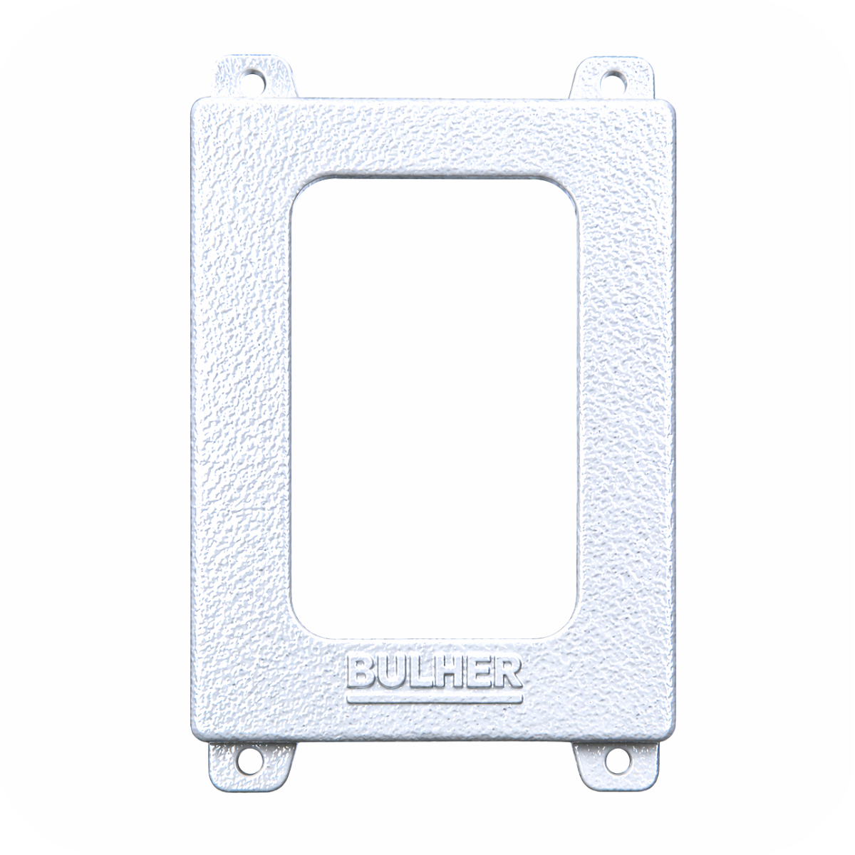 Protetor compatível para controle de Acesso Digiprox da Intelbras, fabricado pela Bulher em alumínio automotivo resistente, ideal para proteção contra impactos e vandalismo em sistemas de segurança.