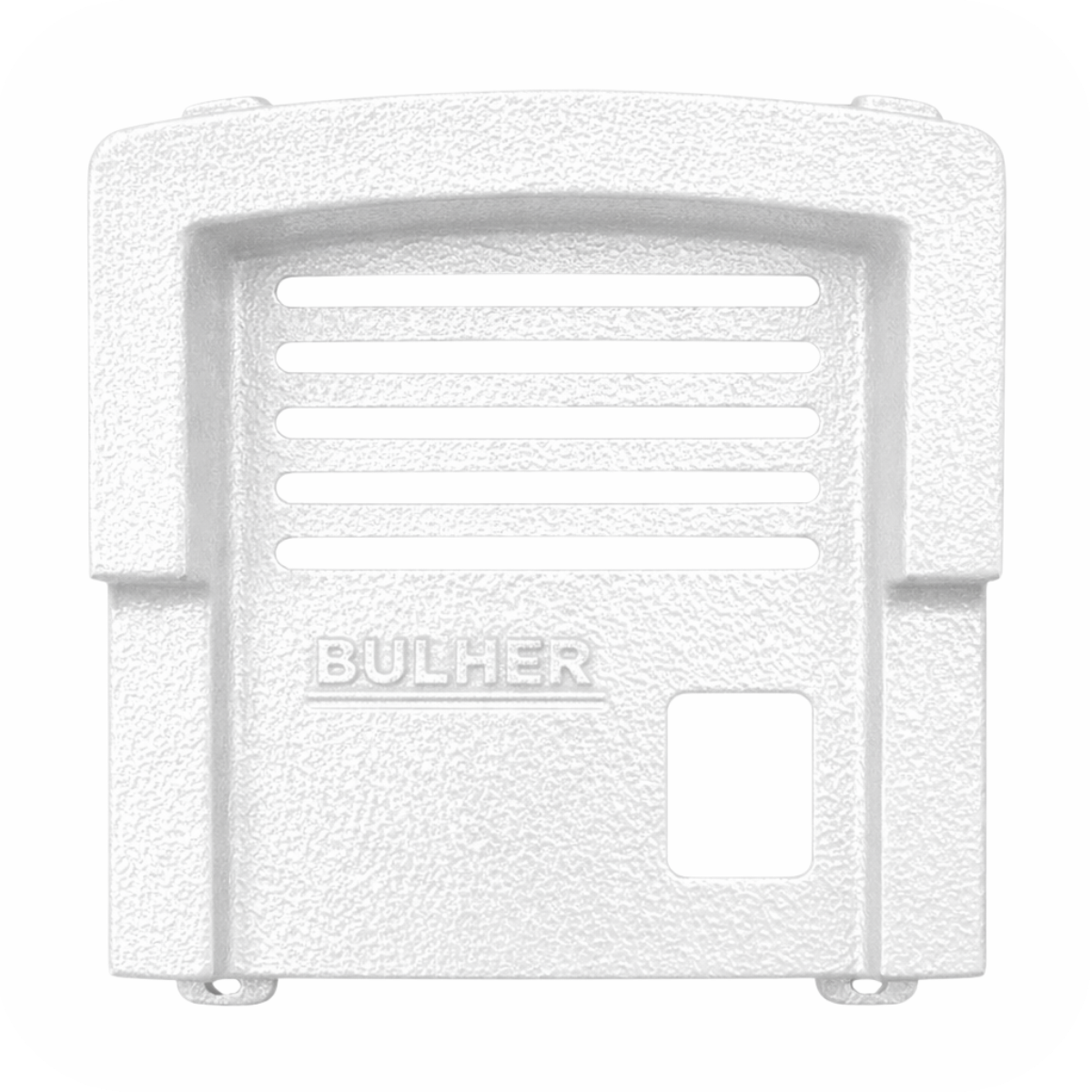 Protetor compatível para interfone Lider Baby ou Ppa, fabricado em alumínio automotivo resistente, ideal para proteção contra impactos e vandalismo em sistemas de segurança.