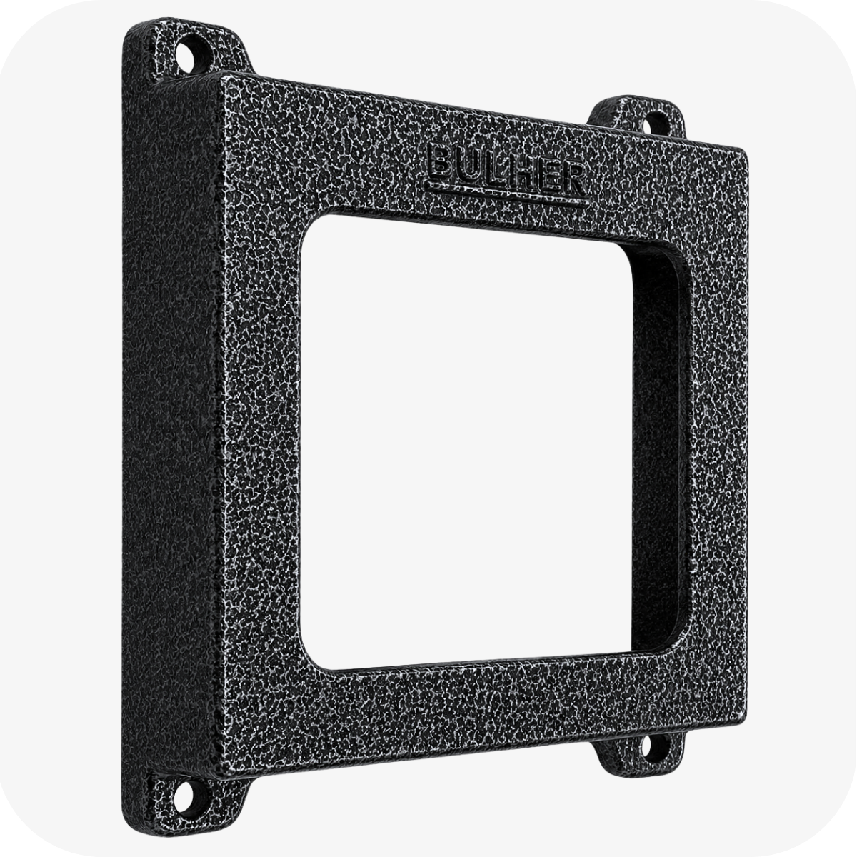 Protetor compatível para controle de acesso intelbras SS3530, fabricado pela Bulher em alumínio automotivo resistente, ideal para proteção contra impactos e vandalismo em sistemas de segurança.