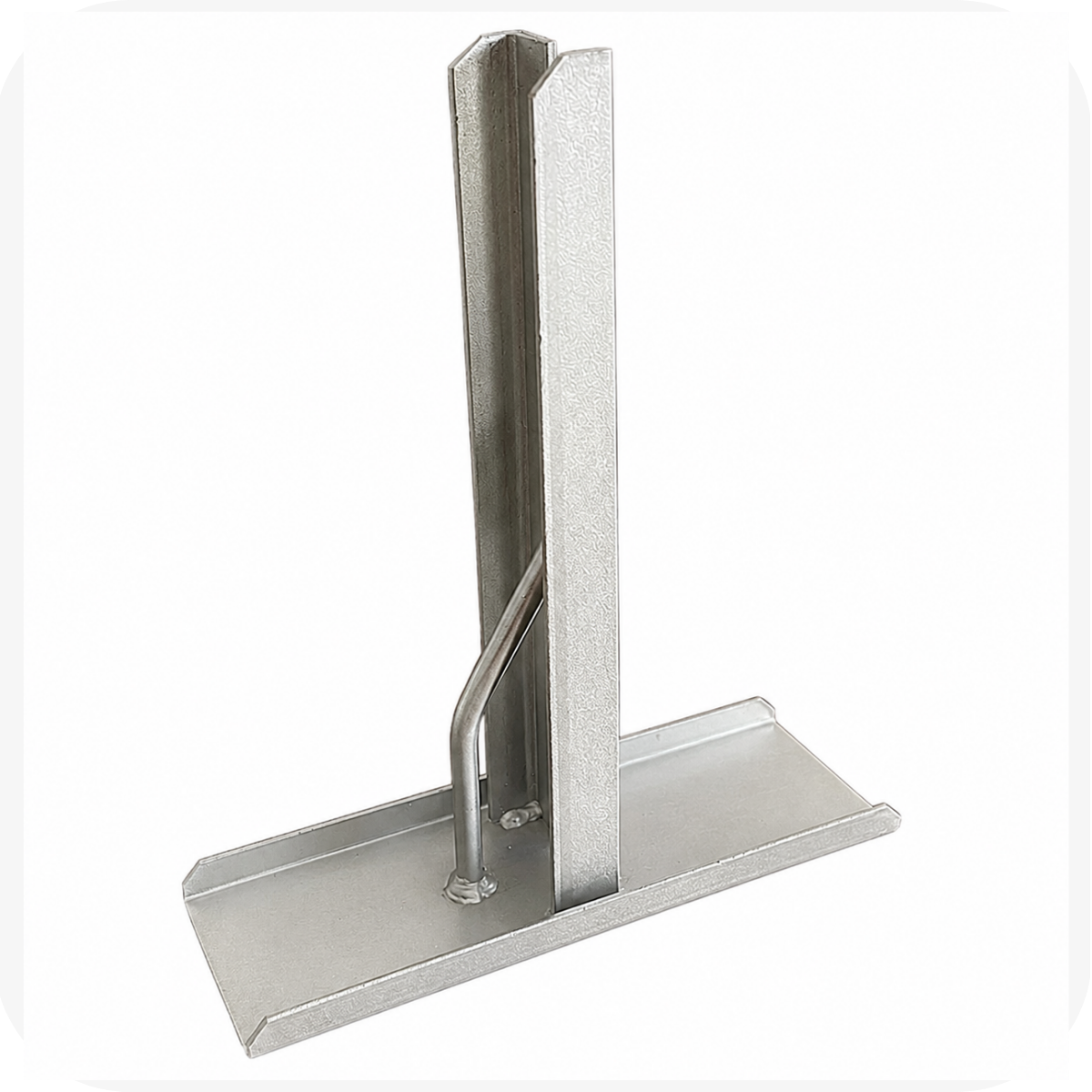 Suporte com 20 cm de base Bulher para máquina basculante, desenvolvido com estrutura reforçada para garantir fixação segura e durabilidade, ideal para instalação em portões basculantes residenciais e comerciais.