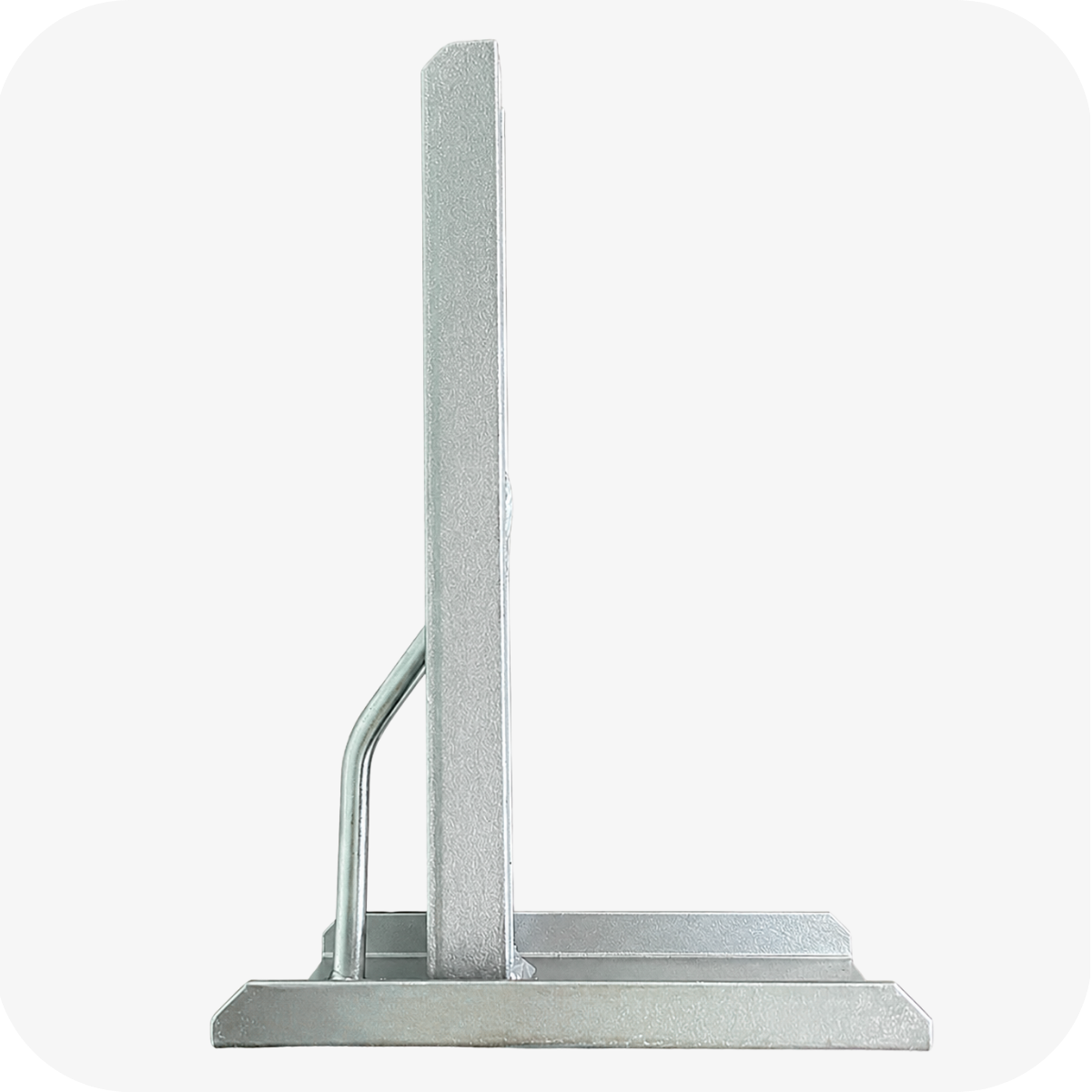 Suporte com 13 cm de base Bulher para máquina basculante, desenvolvido com estrutura reforçada para garantir fixação segura e durabilidade, ideal para instalação em portões basculantes residenciais e comerciais.
