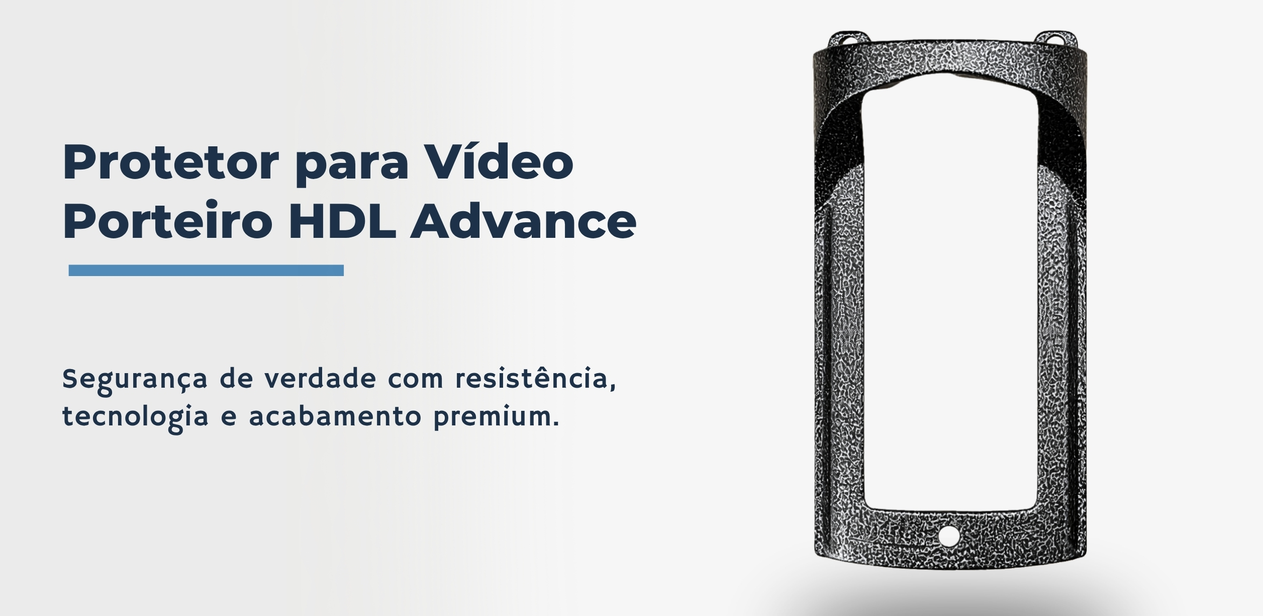 Protetor compatível para Interfone Intelbras Coletivo, fabricado pela Bulher em alumínio automotivo super resistente, ideal para proteção contra impactos e vandalismo em sistemas de segurança.