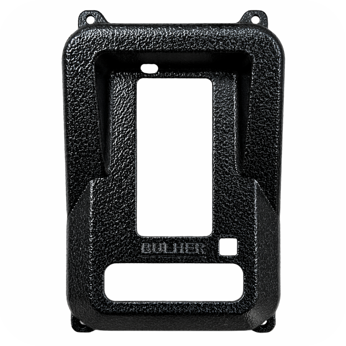 Protetor compatível Vídeo Porteiro Intelbras WT7, fabricado pela Bulher em alumínio automotivo super resistente, ideal para proteção contra impactos e vandalismo em sistemas de segurança.