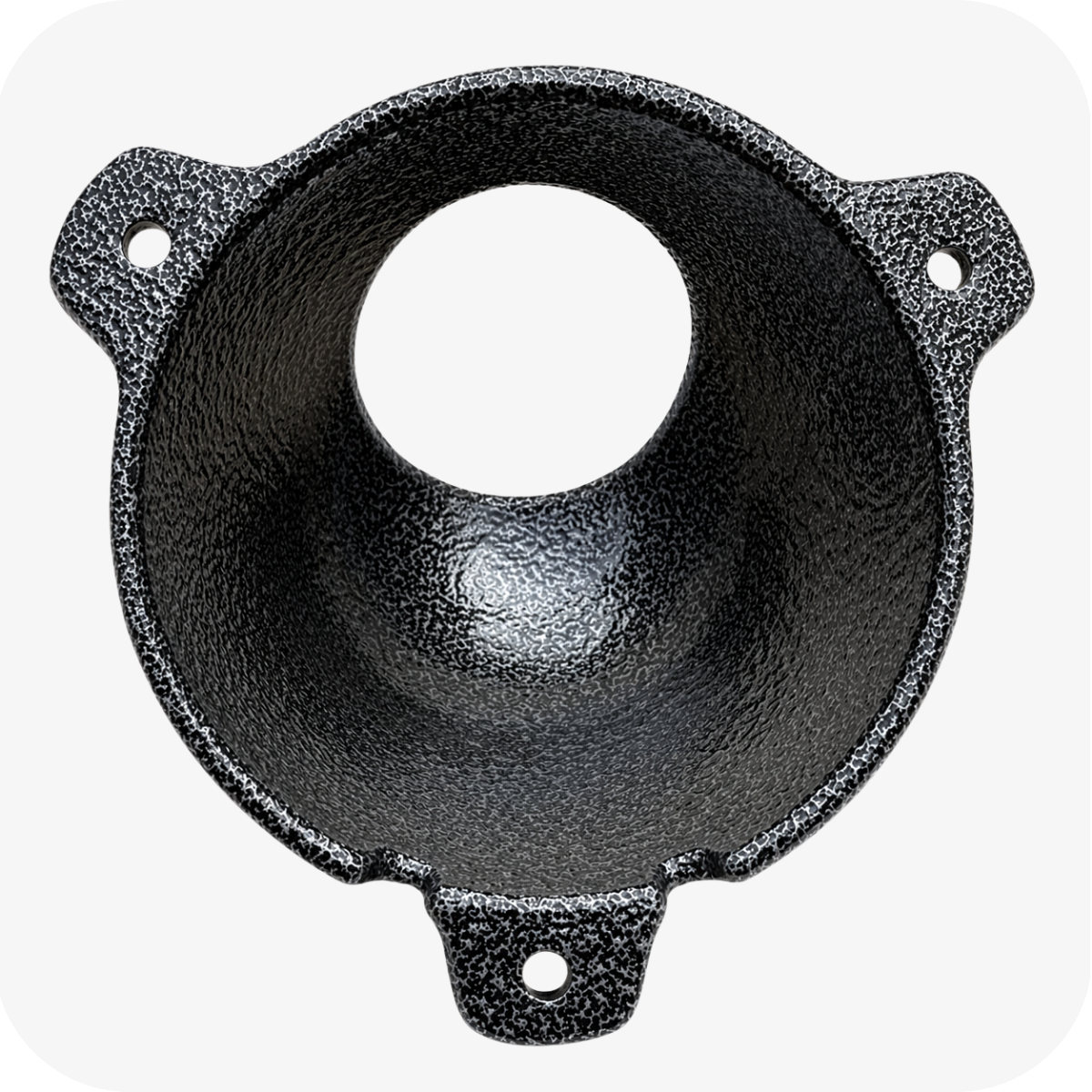 Protetor para câmera dome Bulher, fabricado em alumínio automotivo resistente, ideal para proteção contra impactos e vandalismo em sistemas de segurança.