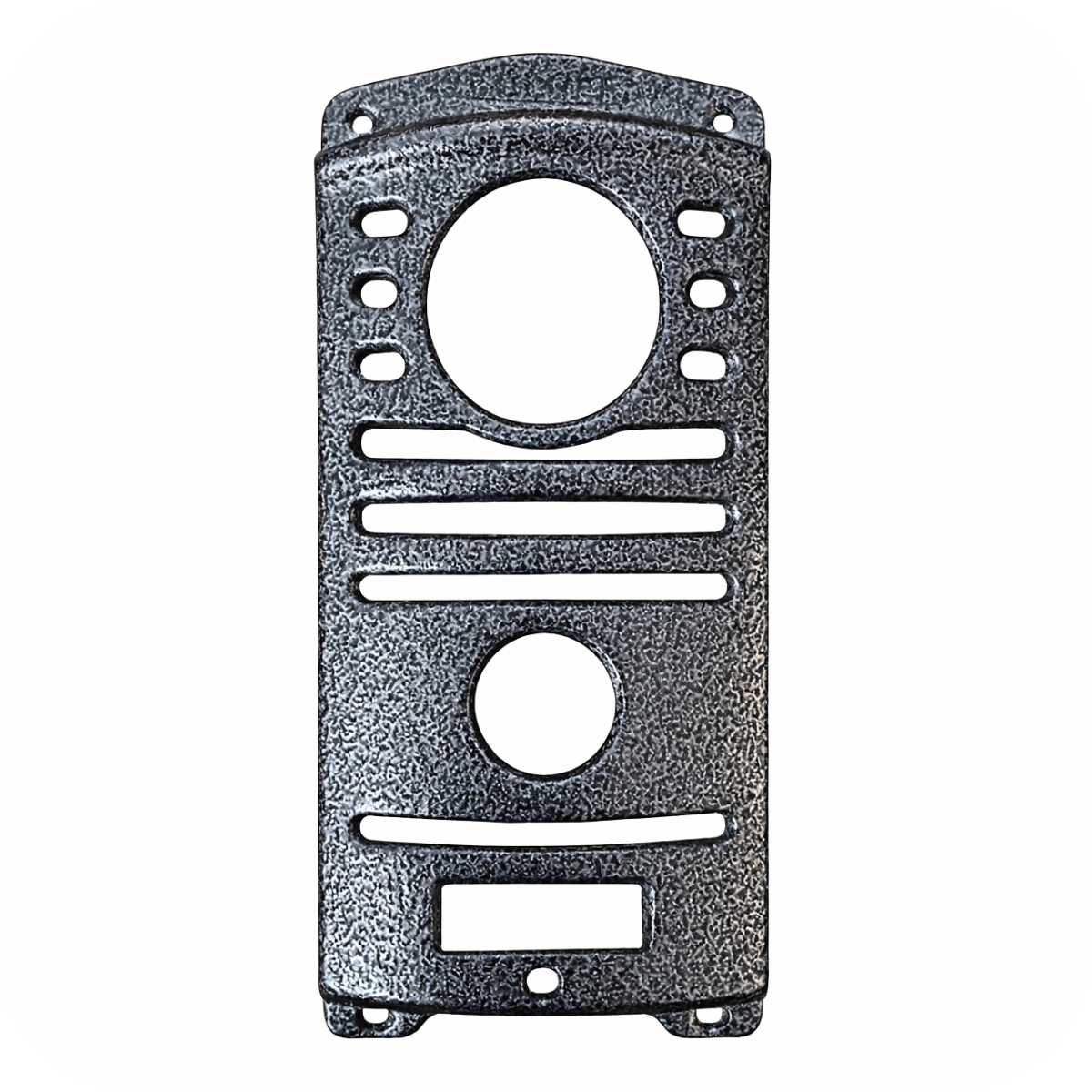 Protetor compatível para Interfone Intelbras Coletivo, fabricado pela Bulher em alumínio automotivo super resistente, ideal para proteção contra impactos e vandalismo em sistemas de segurança.