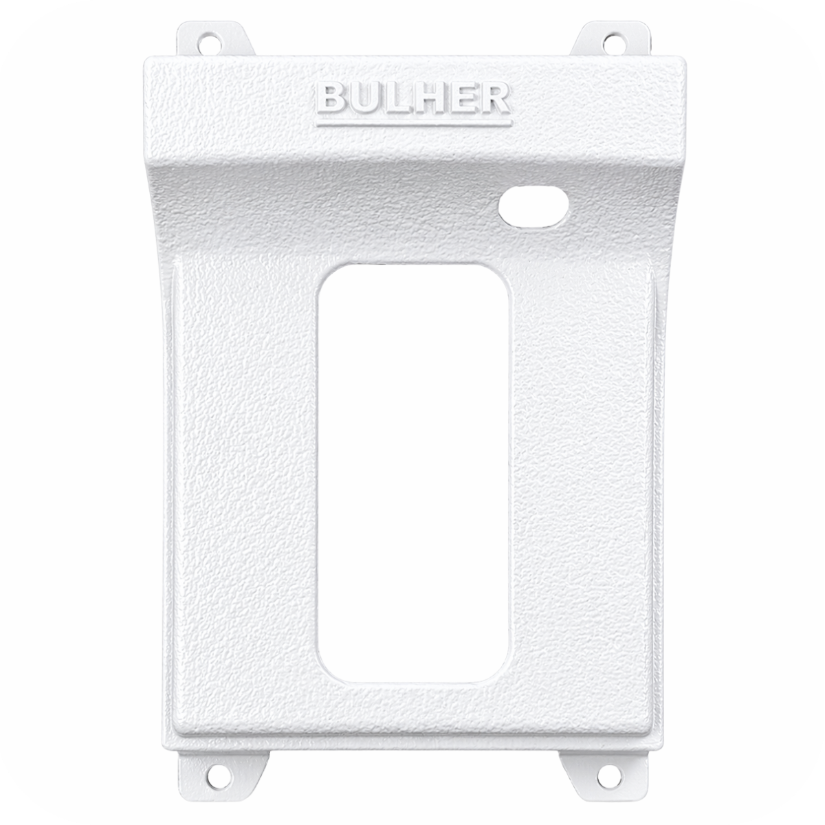 Protetor compatível para iInterfone e Vídeo Intelbras IVR 1010 IVR 1070 HS, fabricado pela Bulher em alumínio automotivo super resistente, ideal para proteção contra impactos e vandalismo em sistemas de segurança.